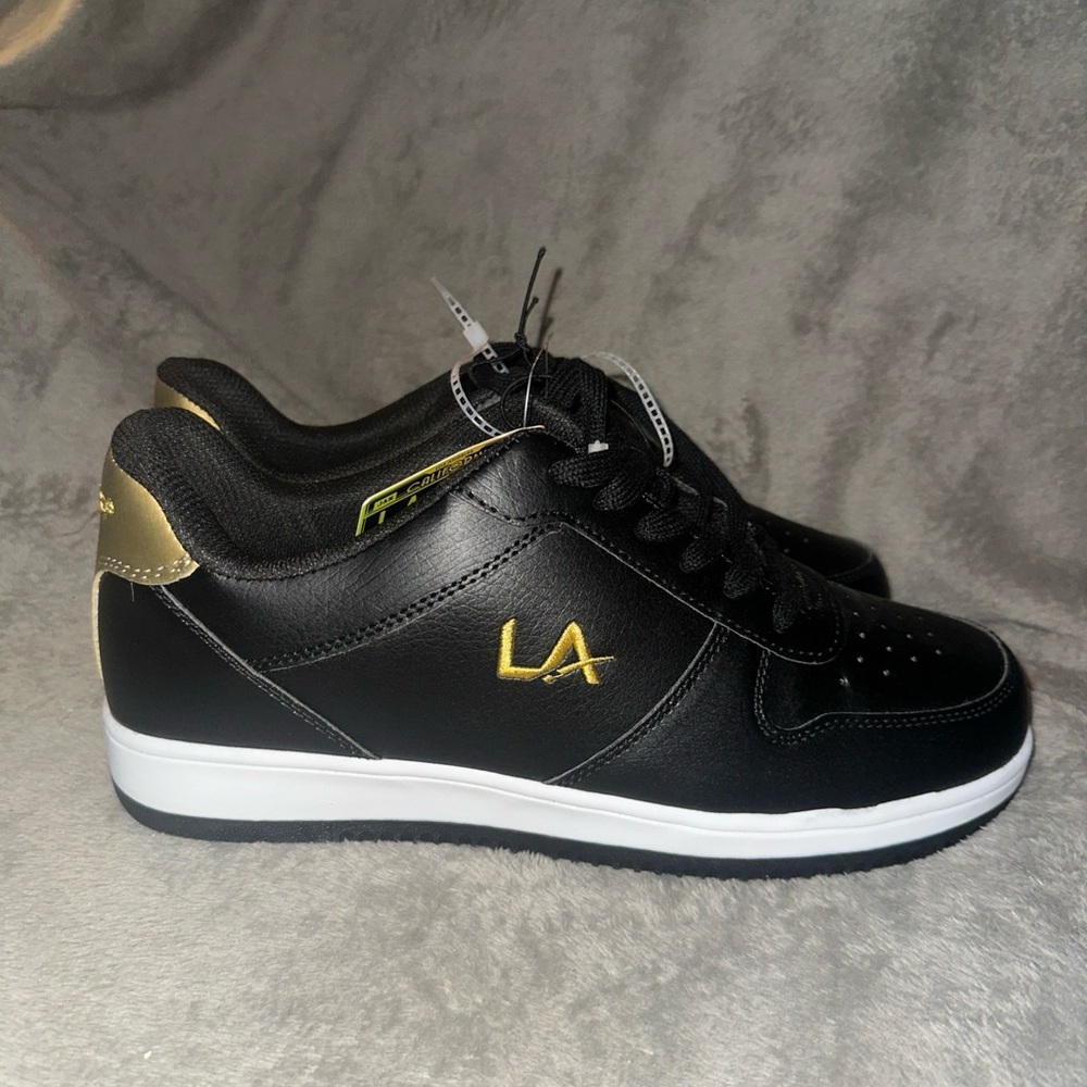 Black and Gold Men's Sneakers